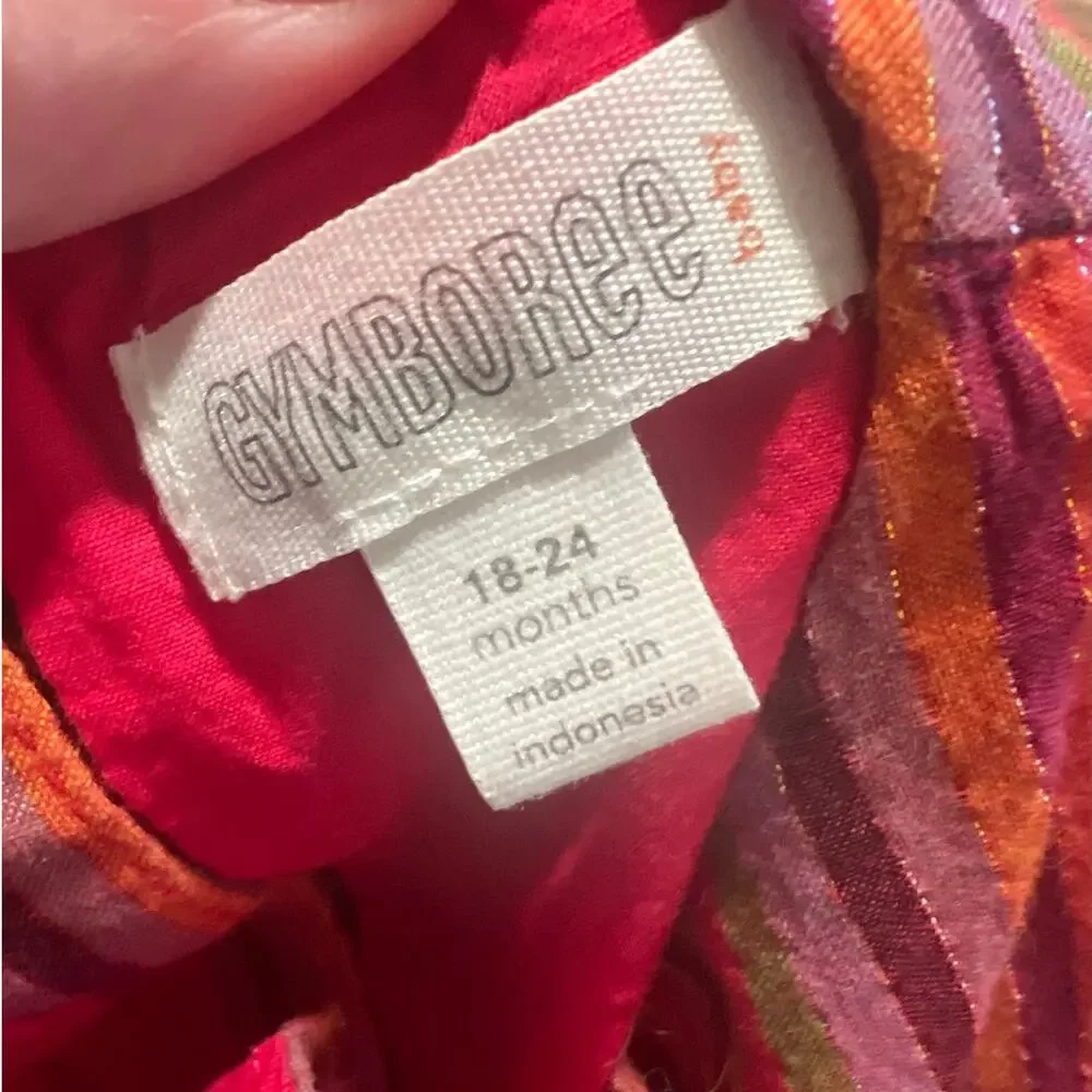 Gymboree Red Rainbow Blouse